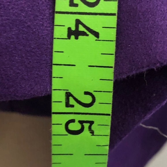 Womens Purple Faux Suede Jacket. Size 14. TanJay. Like NEW - Picture 9 of 9